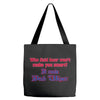 beer t shirt who said beer won't make you smart it made bud wiser funn Tote Bags
