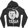 nikola tesla (2) Zipper Hoodie