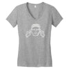 use hearing protection Women's V-Neck T-Shirt