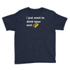 i just want to drink beer and brick Youth Tee