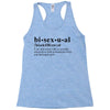 Bisexual Dictionary Racerback Tank