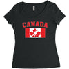 Canada Women's Triblend Scoop T-shirt