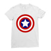 captain america Ladies Fitted T-Shirt