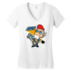 mayor lazer Women's V-Neck T-Shirt
