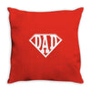 super dad diamond superhero Throw Pillow