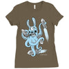 octobunny returns Ladies Fitted T-Shirt