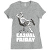 casual friday Ladies Fitted T-Shirt