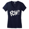 pow ! Women's V-Neck T-Shirt