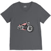 motorcycle V-Neck Tee