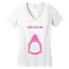 Feed Me and Tell Me I'm Pretty Baby Girl Women's V-Neck T-Shirt