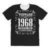 vintage made in 1968 perfectly aged a living legend All Over Women's T-shirt