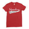sunday funday (white) Ladies Fitted T-Shirt