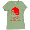 dawn of the dead retro 70s horror zombie film Ladies Fitted T-Shirt