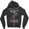 i was looking at your veins Zipper Hoodie