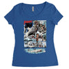 hook jaw 1, ideal gift or birthday present Women's Triblend Scoop T-shirt