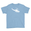 design uh 1h helicopter hubschrauber us army irak krieg war vietnam Youth Tee
