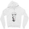 sad, rain heard Zipper Hoodie