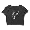banksy teddy bear pop art new Crop Top