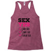 SEX YES HOT SEX SAFE SEX GREAT SEX Racerback Tank