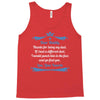 Dear Daddy, Thanks for Being my Dad Baby Boy Letter to Father Tank Top