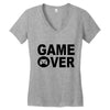 game over Women's V-Neck T-Shirt