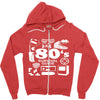 80s survival guide cassette high Zipper Hoodie