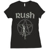 rush vintage starman Ladies Fitted T-Shirt
