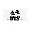 born to run License Plate