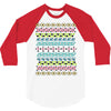 hawaiian pattern 3/4 Sleeve Shirt