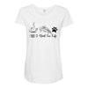 all i need in life Maternity Scoop Neck T-shirt