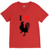 i love cock V-Neck Tee