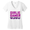 girlie gamer Women's V-Neck T-Shirt