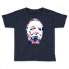 michael myers floral mask Toddler T-shirt