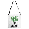 Kale Yeah I'm Vegan! Adjustable Strap Totes