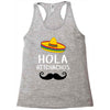 hola bitchachos Racerback Tank