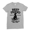 Best Friend Beagle Ladies Fitted T-Shirt
