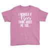 I Wonder If Beer Thinks About Me Youth Tee