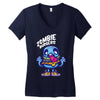 zombie burgers rouge Women's V-Neck T-Shirt