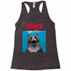 Jaws Parody Paws Racerback Tank