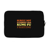 Surely Not Everybody Was Kung Fu Fighting Laptop sleeve