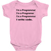 Revolution I Write Code Baby Onesie