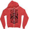 aztec design totem Zipper Hoodie