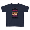 Never Underestimate A Man Who Watches Friends And Was Born in December Toddler T-shirt