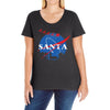 santa nasa parody Ladies Curvy T-Shirt