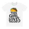 This Girl Loves Tacos All Over Women's T-shirt