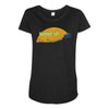 wake up san francisco Maternity Scoop Neck T-shirt