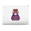 happy birthday monster Accessory Pouches