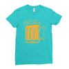 iowa city beer Ladies Fitted T-Shirt