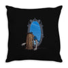 the looking glass Throw Pillow