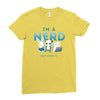 i'm a nerd Ladies Fitted T-Shirt